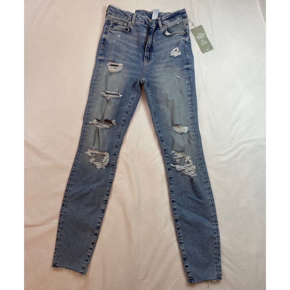 H&M Women’s Super Skinny High Waist  Distressed Ankle Jeans New Size: 4